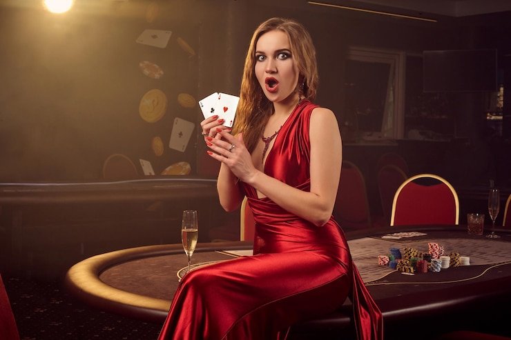 Roulette langsung dengan bola dan roda di studio koi365